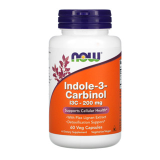 Now Foods Indole-3-Carbinol 200 mg 60 Veg Caps