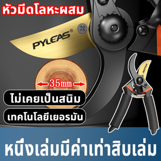 PYLEAS กรรไกรตัดกิ่งไม้ กรรไกรตัดแต่งกิ่งไม้ SK5 กรรไกรแต่งกิ่ง กรรไกรสแตนเลส กรรไกรสำหรับตัดแต่งกิ่งไม้ คีมตัดกิ่งไม้