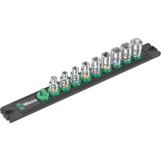 Wera ชุดบ๊อกซ์ 1/4" Magnetic Socket Rail A4 05005400001