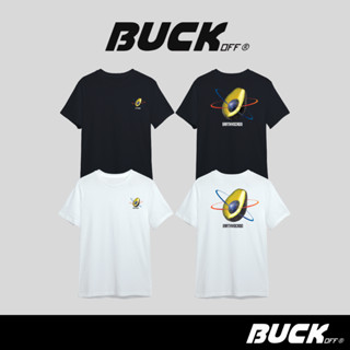 BUCKOFF : เสื้อยืดโอเวอร์ไซส์ สกรีนลาย OVERSIZED T-SHIRT ทรงหลวม Cotton 100% สัมผัสนุ่ม สวมใส่สบาย รุ่น TP04