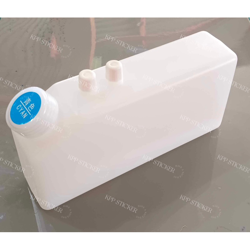 แทงก์หมึกอิ้งค์เจ็ท แทงก์หมึก 1.2L 1 รู , 2 รู ถังหมึก 1.2 ลิตร eco solvent