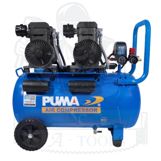 PUMA FORCE ปั๊มลม ออยฟรี 55ลิตร รุ่น FORCE-55 / FORCE-55 MARK II 2900W เสียงเงียบ ไม่ใช้น้ำมัน มอเตอร์ทองแดงแท้