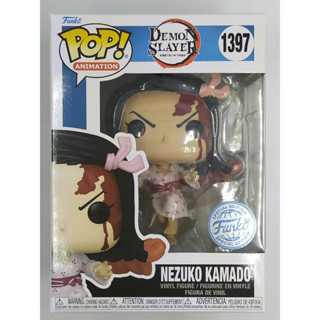 Funko Pop Demon Slayer - Nezuko Kamado Leaping #1397 (กล่องมีตำหนินิดหน่อย)