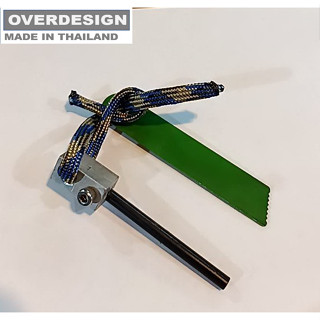 OVERDESIGN FIRE STARTER FERROCERIUM ROD แท่งจุดไฟ หินไฟ Made in THAILAND