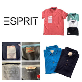 Esprit ไซส์ XL ของแท้มือหนึ่ง ล้างสต๊อก เสื้อโปโลคอปกชาย