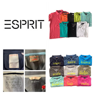 เสื้อคอปก Esprit ไซด์ L ของแท้ เซลล้างสต๊อก มีหลายสี