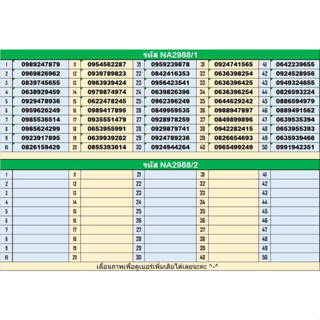 2988 NA AIS เบอร์มงคล!! เบอร์สวย!! ซิมมงคล!! AIS 1-2call ระบบเติมเงิน