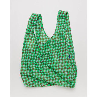 ALAND กระเป๋า BAGGU WAVY GINGHAM GREEN