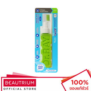 DR.RAY Travel Kit Orthodontics 3 In 1 Wintergreen Oil เซ็ทแปรงสีฟันและยาสีฟัน 90g