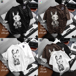 เสื้อยืดแขนสั้น LOUIS VUITTON 🐰 Unisex 👱🏻‍♂️👩🏼‍🦰 cotton 💯 ผ้านุ่ม ใส่สบายตัว พร้อมส่งจากไทย 🚚 ร้านค้าจัดส่งไว