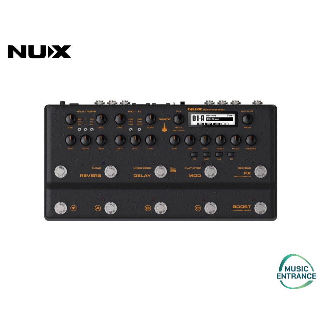 NUX NME-5 Integrated Effects & Controller NME5 Trident  มัลติเอฟเฟค ไทรเดนท์