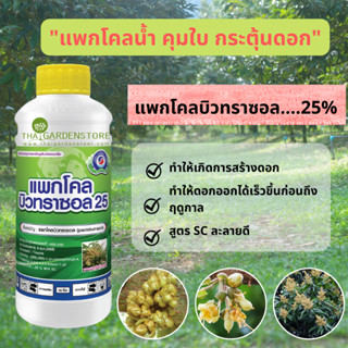 สารทำดอก นอกฤดู แพกโคลบิวทราซอล(Paclobutrazol) 25%