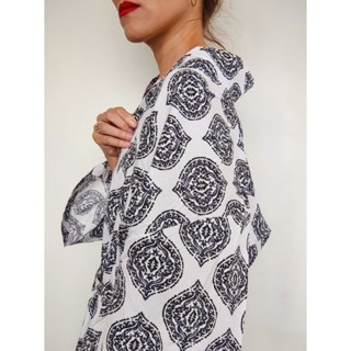 Riviera Lounge Cotton Robe