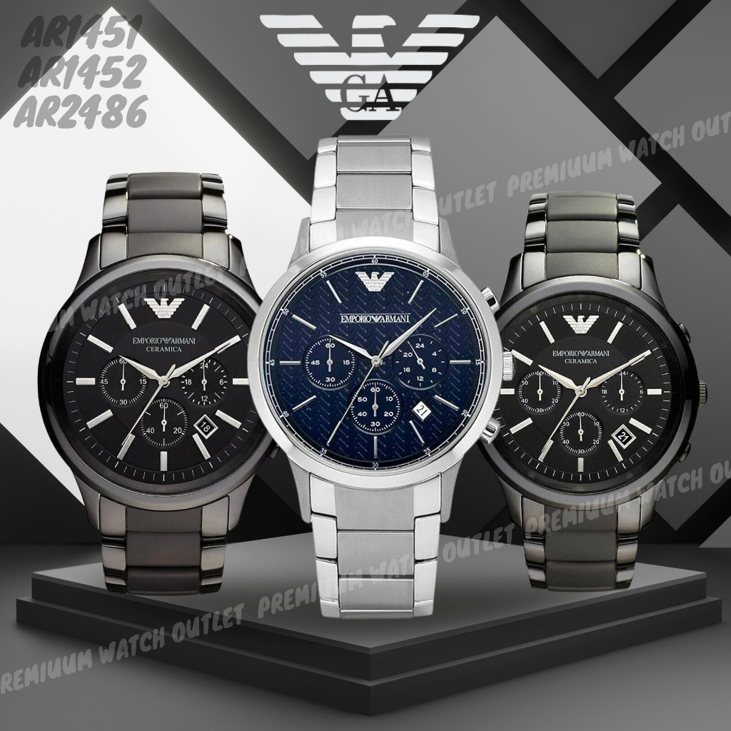 OUTLET WATCH นาฬิกา Emporio Armani OWA337 นาฬิกาข้อมือผู้หญิง นาฬิกาผู้ชาย แบรนด์เนม Brand Armani Watch AR5988