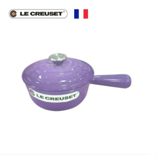 Le Creuset เคลือบซอสเหล็กหล่อ 16 ซม.ด้ามจับเดี่ยวทารกเสริมนมกระทะสตูว์