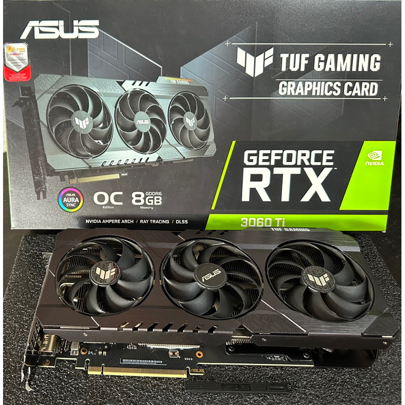 RTX3060TI มือ✌️ASUS TUF O8G GAMING - 8GB GDDR6