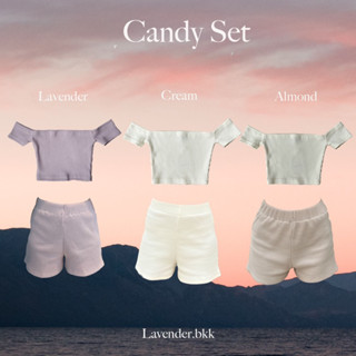 Candy Set ซื้อเซ็ทถูกกว่า คละสีแจ้งได้ค่ะ งานผ้าร่องพรีเมียม งานทางร้าน ตัดเย็บเอง