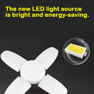 J170/J333/J334 หลอดไฟ LED หลอดไฟทรงใบพัด พับเก็บได้ ประหยัดพลังงาน พัด ใบพัด