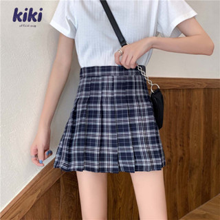 Kiki Skirt กระโปรงเทนนิสเอวสูง ทรงเอ สไตล์เกาหลี มีซับใน