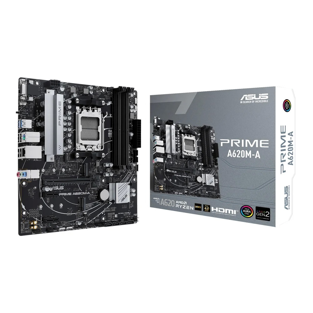MAINBOARD ASUS PRIME A620M-A (DDR5) (SOCKET AM5) (MICRO-ATX)