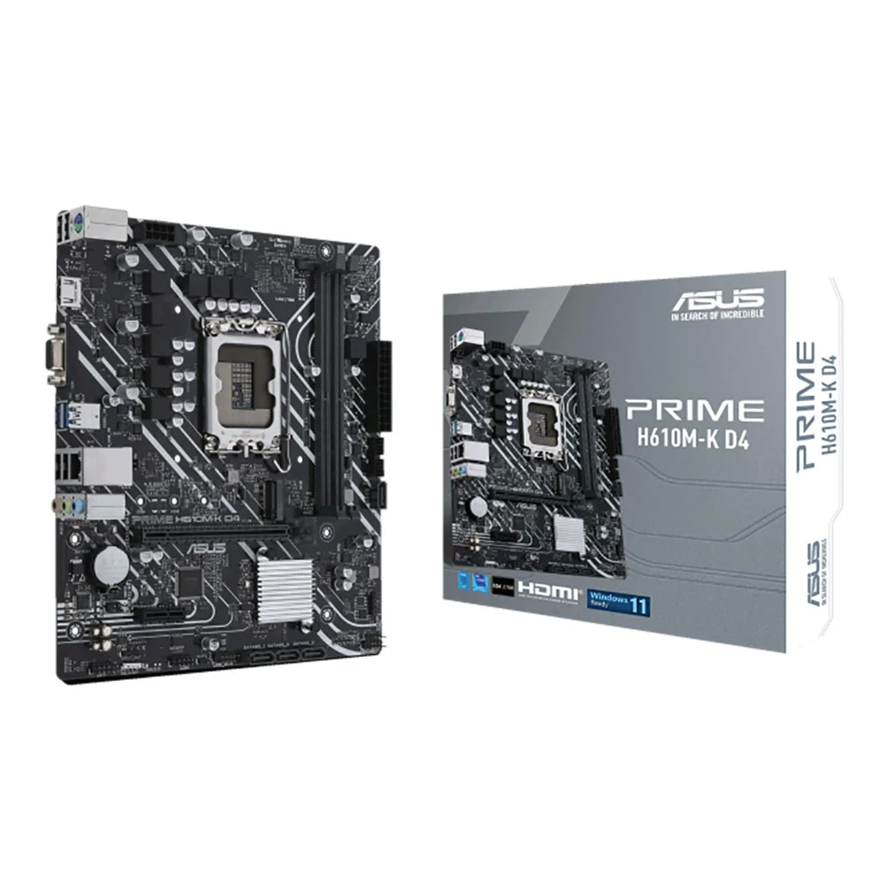 MAINBOARD  ASUS PRIME H610M-K D4 (DDR4) (SOCKET LGA 1700) (MICRO-ATX)