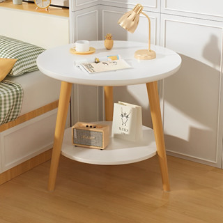 โต๊ะกาแฟ โต๊ะกลมมินิมอล 30*40/40*50cm ของแต่งบ้าน มินิมอล side table ห้องนอน สีขาว ห้องนั่งเล่น ฝั่งโซฟา