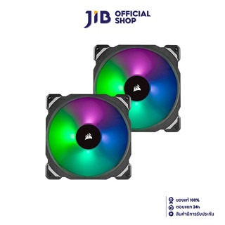 CORSAIR CASE FAN (พัดลมเคส) ML140 PRO RGB 2 FAN WITH LIGHTING NODE