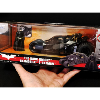 โมเดลรถแบทแมน Jada โมเดลรถBatman 1:24  โมเดลรถBatmobile Batman figure The dark knight  1/24 jada ราคา โมเดลรถของขวัญ