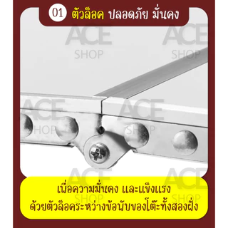 ACE HOMEโต๊ะญี่ปุ่นพับได้ ขนาดเล็ก หลากหลายสีให้เลือก โต๊ะแคมป์ปิ้ง อเนกประสงค์ ปิคนิค รุ่น TA6040
