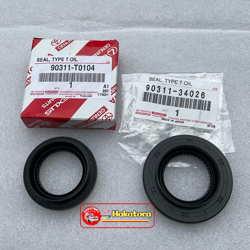 ซีลเพลาขับ เกียร์ธรรมดา แท้เบิกศูนย์ TOYOTA AE101,111,112 ALTIS ปี02-11 3ZZ VIOS YARIS ปี 02-13