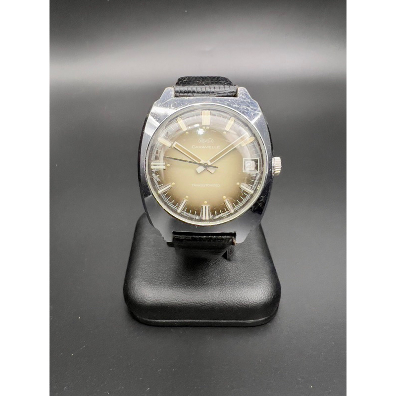 นาฬิกาวินเทจ Caravelle Transistorized by Bulova ระบบถ่านไฟฟ้า