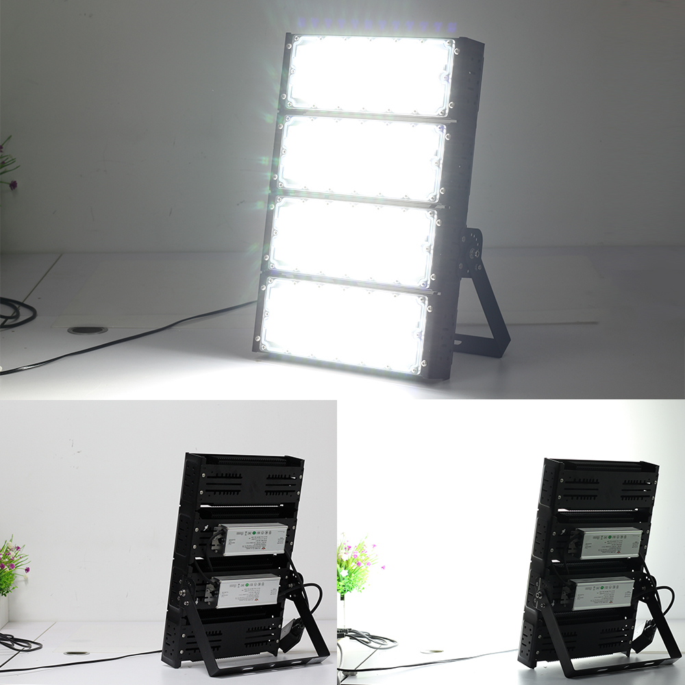 โคมไฟสนามกีฬา AC100-277V LED ความสว่างสูงและพลังงานสูง IP66 กันน้ำ 600W/800W LED โคมไฟสนามกีฬา โรงละคร อุโมงค์ สะพานจราจ - รูปที่ 7