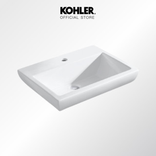 KOHLER Parliament Semi-Recessed Lavatory, Single Hole อ่างล้างหน้าแบบฝังครึ่งเคาน์เตอร์ รุ่น พาร์เลียเมนท์ เจาะรูเดี่ยว K-14715X-1G-0