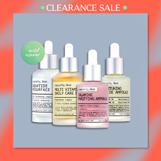 🍀 LOGICALLY SKIN : แท้สแกนได้ aquatide resurface serum, brightuning peptide ampoule, calamine, multi vitamin sale