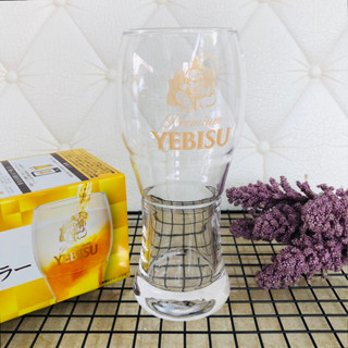 แก้วเบียร์ YEBISU 380ml เบียร์ยี่ห้อดังจากซัปโปโร ประเทศญี่ปุ่น มือสอง