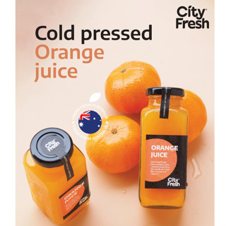 CityFresh Cold Pressed (ยกลัง)น้ำส้มแมนดาริน สกัดเย็น 100% น้ำสกัดเย็น 230 ml.