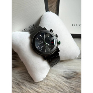 ⌚️Gucci Paris G-Round Chonoscope Tipple Black Mensize