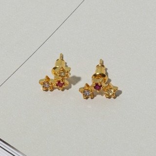 Lapaire | Trio Gem earring ต่างหู