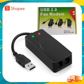 Fax Modem USB 56k V. 92 External Dial Up Voice Fax Data Modem 2port