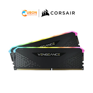 RAM (แรมพีซี) 32GB(16GBx2) DDR4 3600MHz CORSAIR VENGEANCE RGB RS ประกัน LT (CMG32GX4M2D3600C18)