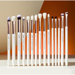 ‼️ส่งฟรี ไม่ใช้โค้ด‼️(มี 3 สี)แปรงแต่งตาขนแพะ+ขนสังเคราะห์ Jessup Individual Eyeshadow Brushes 15 pcs