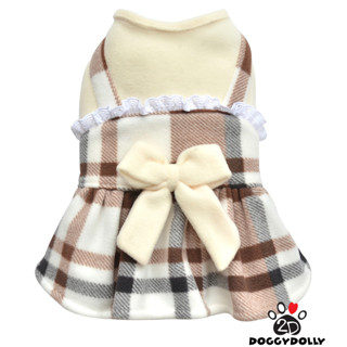 Pet cloths -Doggydolly  เสื้อผ้าแฟชั่น สัตว์เลี้ยง ชุดหมาแมว กันหนาว กระโปรง  Winter  1-9โล  W515