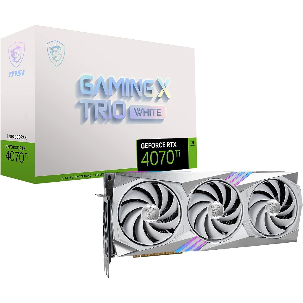 MSI VGA GeForce RTX 4070 Ti GAMING X TRIO WHITE 12GB GDDR6X 192-bit