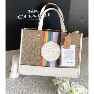 แท้100%พร้อมส่ง COACH Dempsey Carryall CJ578/CK573