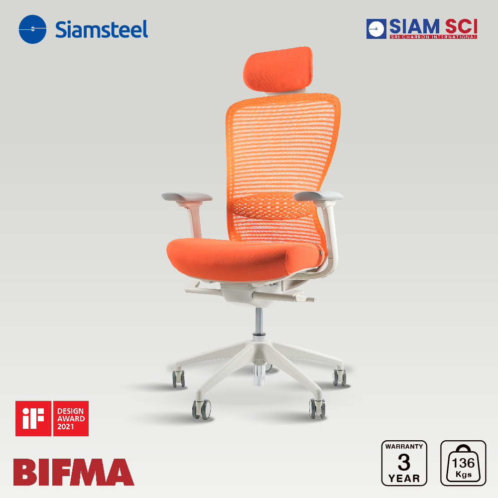 Siam Steel เก้าอี้ รุ่น Viper Premium HighBack เก้าอี้เพื่อสุขภาพ Ergonomic Chair