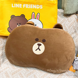 พร้อมส่ง •• หมอนเมโมรี่โฟม หมีบราวน์ Line Friends