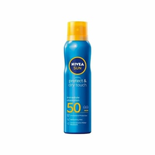 (แท้100%) Nivea Sun สเปรย์ โพรเทค แอนด์ ดราย ทัช รีเฟรชชิ่ง SPF50  200ml.