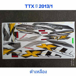 สติ๊กเกอร์ TTX ปี 2013 รุ่น 1 ดำเหลือง