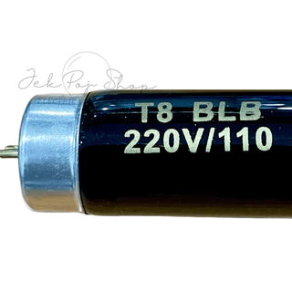 หลอดไฟ หลอดนีออน ฟลูออเรสเซนต์ หลอดไฟดักยุง T8 10W สี Blacklight แก้วดำ ความยาวประมาณ 33 ซม.