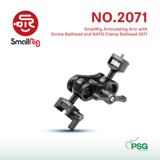 SmallRig Articulating Arm with Screw Ballhead and NATO Clamp Ballhead 2071